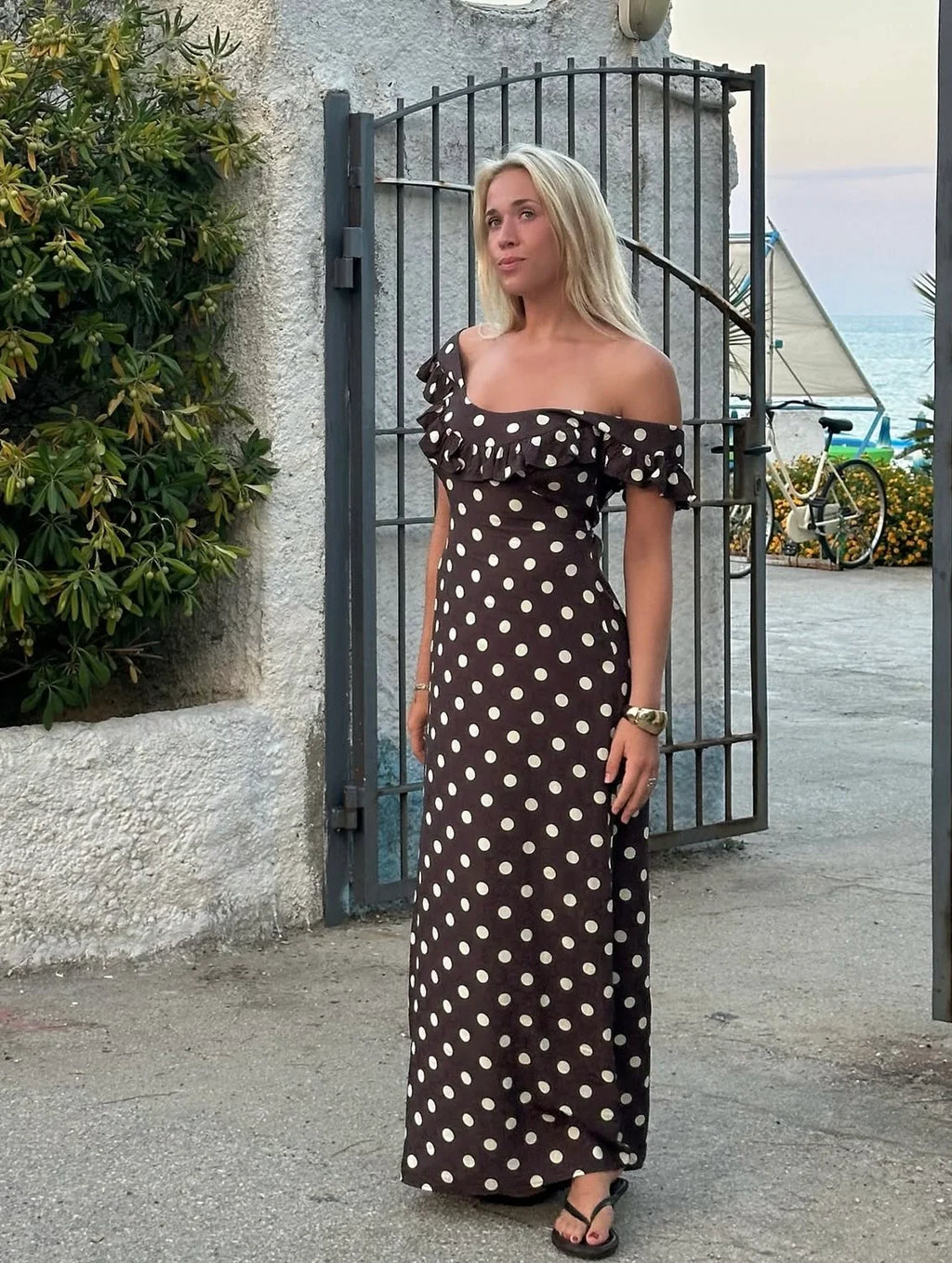 Design By Si: Luna Maxi (Brown)