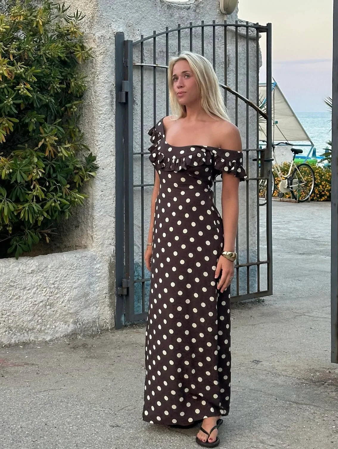 Design By Si: Luna Maxi (Brown)