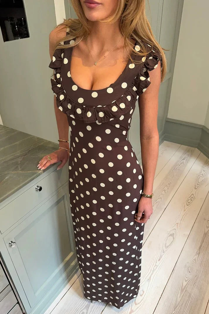 Design By Si: Luna Maxi (Brown)