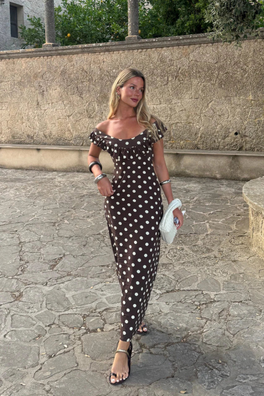 Design By Si: Luna Maxi (Brown)
