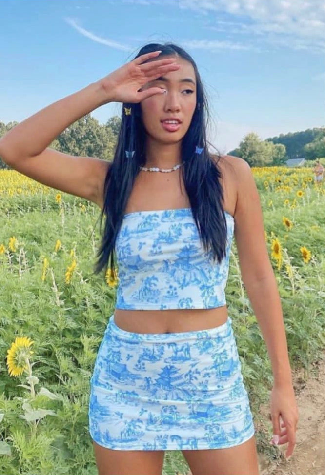 Size 6/8 - Delft Print Set