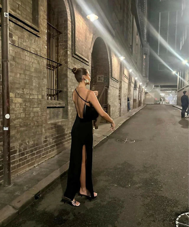 One Mile: Katie One Shoulder Maxi